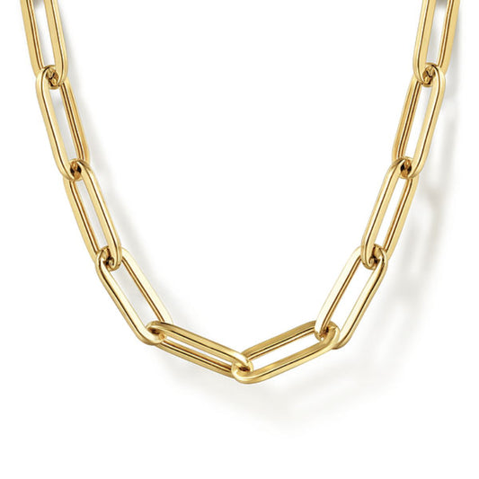 Collana in Argento 925 con Catena Paperclip – Made in Italy - ROMA GEMS