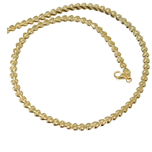 Collana Cuore Filante in Argento 925 - Eleganza Made in Italia - ROMA GEMS