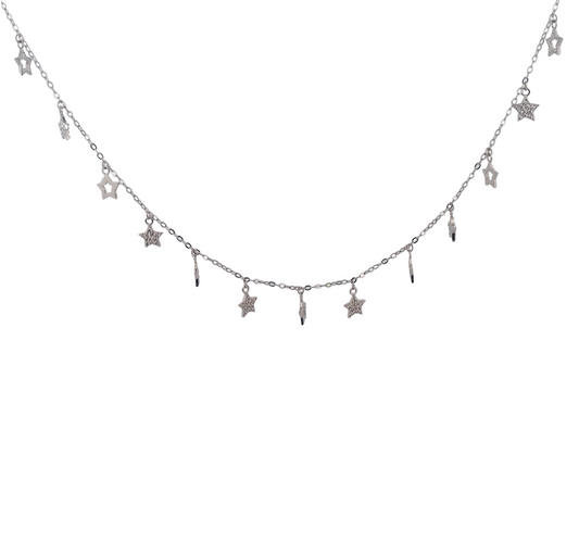 Collier en Argent Sterling 925 - Breloque Étoile