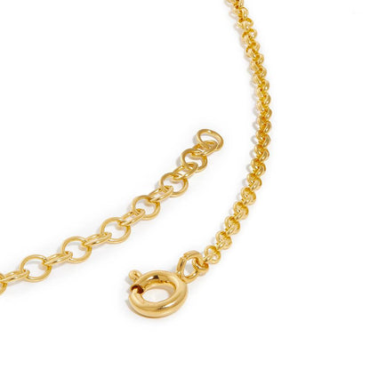 Collana Heritage argento 925 con più nomi placcata in oro 18 carati